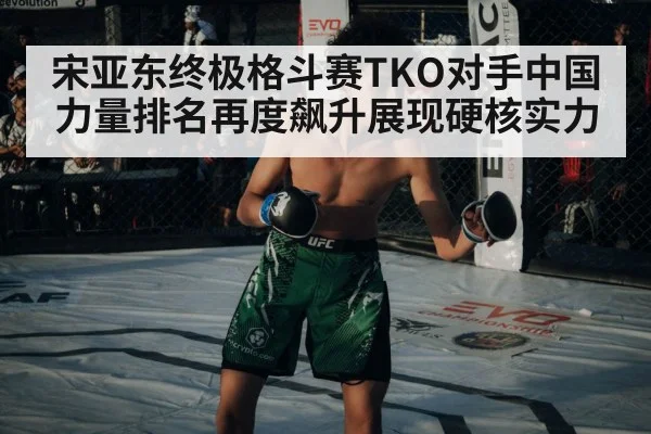 宋亚东终极格斗赛TKO对手中国力量排名再度飙升展现硬核实力